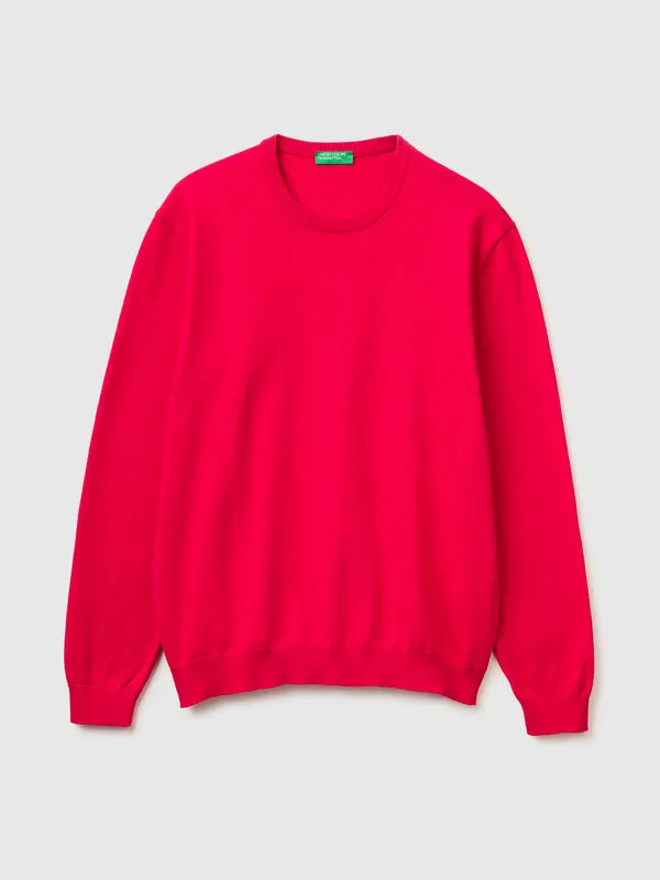 100% cotton crew neck top