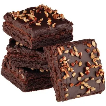 H-E-B Bakery Gourmet Pecan Fudge Brownies, 4 ct