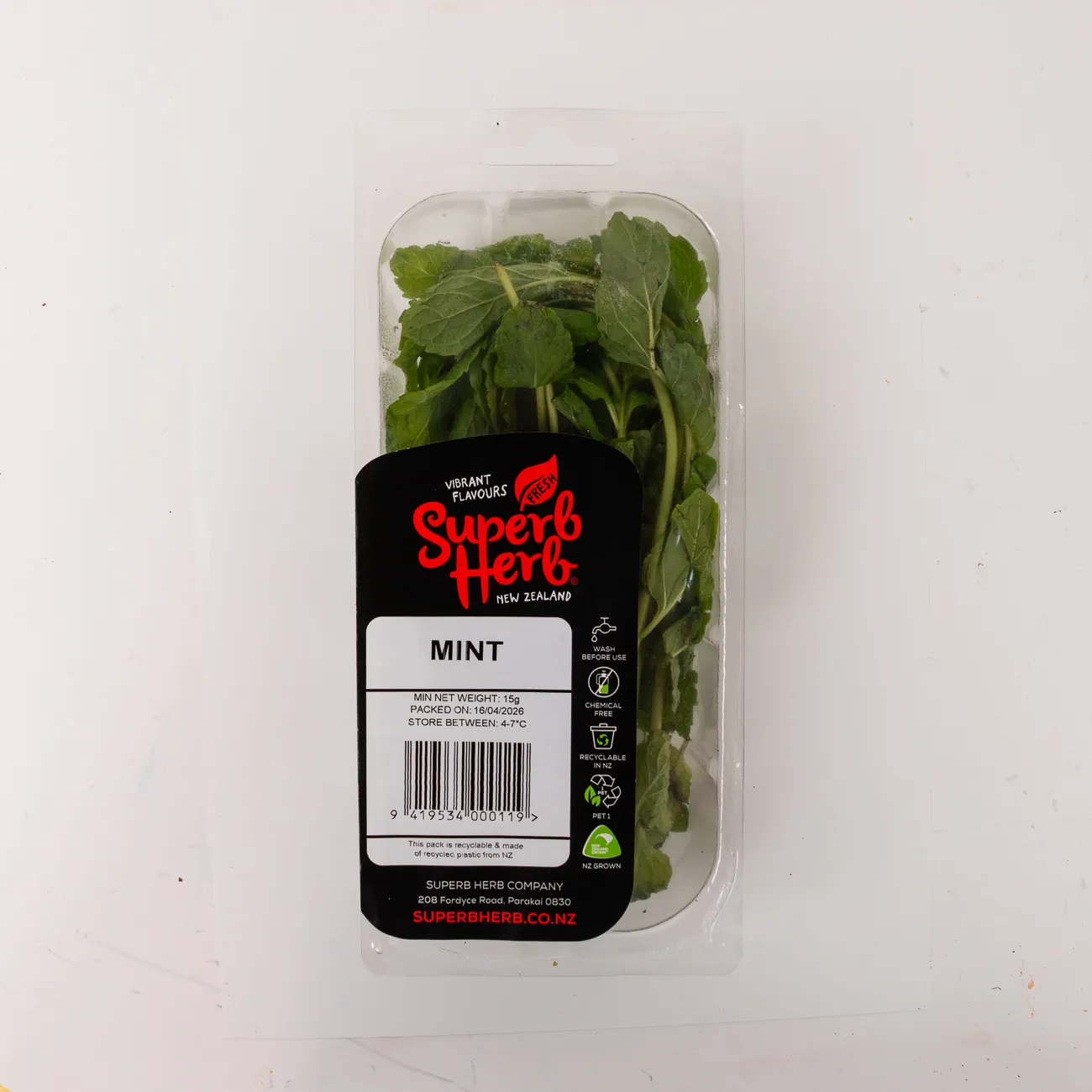 superb herb mint prepack 15g