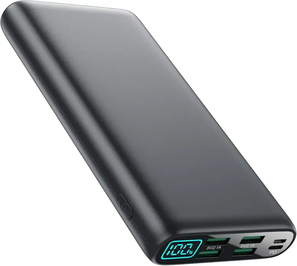 Portable Charger 38800mAh Power Bank with 5 Outputs & 2 Inputs,PD USB C In&Out Fast Phone Charging External Battery Pack Backup,Travel Essential Outdoor for iPhone 17/16/15,Android Samsung Galaxy etc