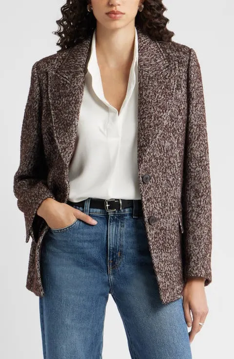 The Liv Textured Boyfriend Blazer