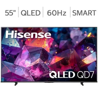 Hisense 55" Class - QD7 Series - 4K Hi-QLED Smart TV - Allstate 3-Year Protection Plan Bundle Included for 5 Years of Total Coverage*
