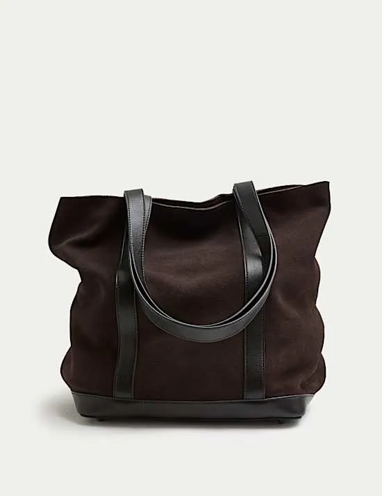 Suede Weekend Bag