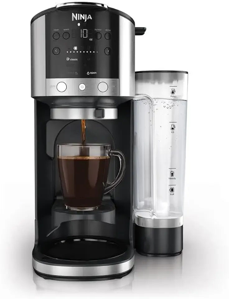 DualBrew Coffee Maker, Grounds & Pods, Stainless Steel, GP161 | Brew Classic, Rich, Over Ice, & Cold Brew, Brew Single-Serve Cup to Full 12-Cup Carafe