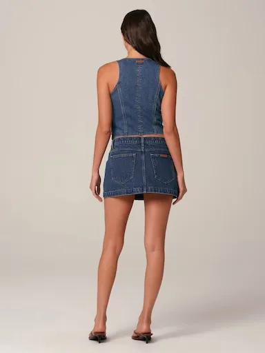 ABRAND Lo Mini Skirt In Emily