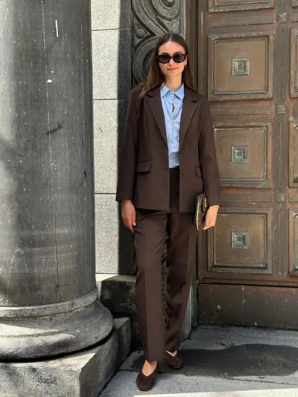 Elly blazer Chocolate