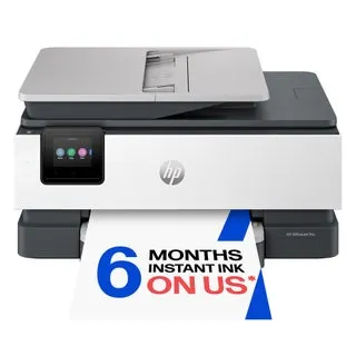 HP OfficeJet Pro 8138 All-in-One Color Inkjet Printer- AI Capable