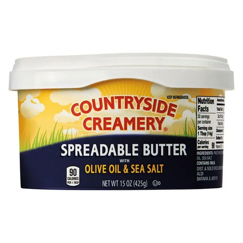 Countryside Creamery Spreadable Butter wtih Olive Oil