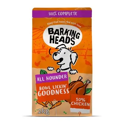 Barking Heads All Hounder Bowl Lickin' Poulet