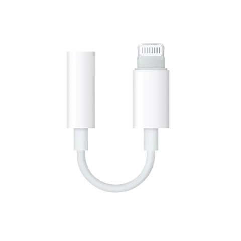 Lightning 3,5MM adaptér bílá