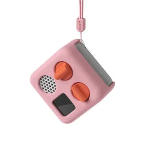 Housse en silicone Mini Adventure Jacket pour Yoto Mini rose pâle