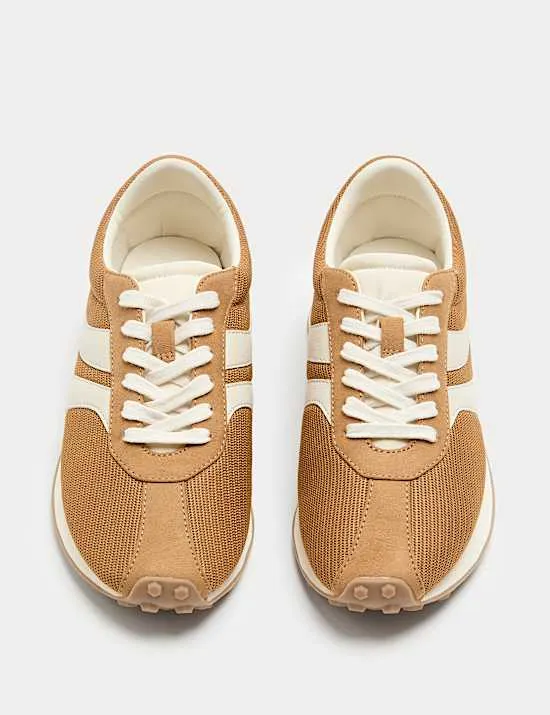 Side Stripe Retro Trainers