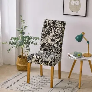 Funda de silla elástica para restaurantes de bodas, funda de silla de respaldo alto hecha de poliéster elástico, extraíble y lavable.