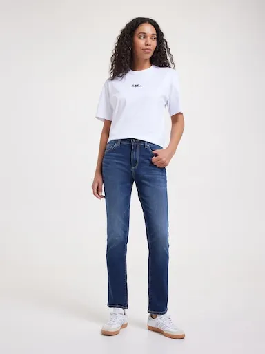 LEE Originals Mid Straight In Aged Indigo