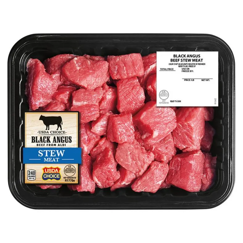 USDA Choice Black Angus Stew Meat, per lb