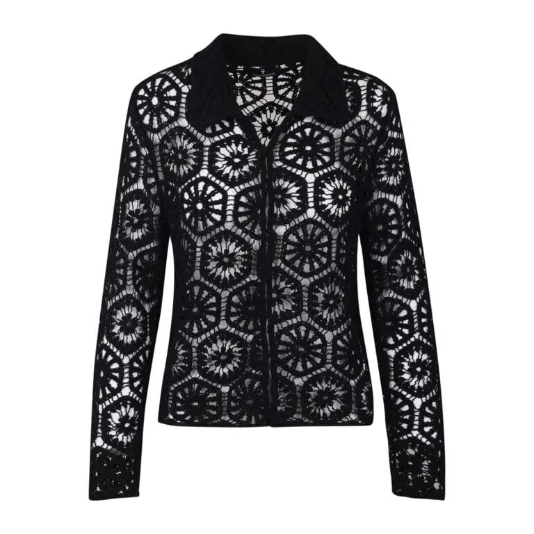 Olena LS Blouse - Sort