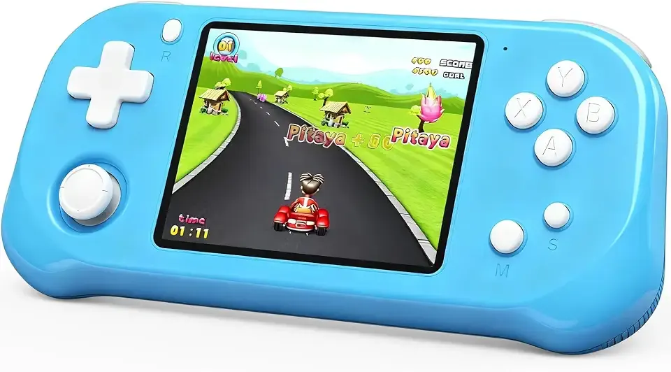 Beijue Handheld Game Console for Kids with 3.5'' IPS Screen 139 Video Games | Portable Rechargeable 32Bit Gaming Device,HD IPS Screen,6H Play,Precision Joystick,Travel Toy for Car Flights,Boys Girls Gift
