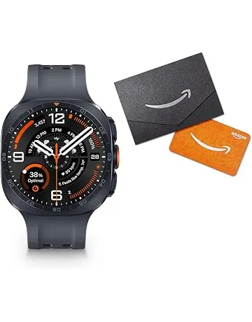 Samsung Galaxy Watch Ultra2 + $100 GC, Titanium Gray, 47mm LTE Smartwatch | Rugged Design, AI Assistant, Advanced Sleep and Running Coach, Dive-Rated, Heart Rate Tracking [US Version, 2 Yr Warranty]