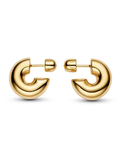 Prima Hoops Medium Pair Gold