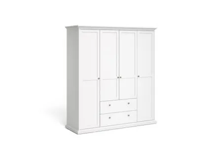 Kleerkast Paris 181cm - decor - wit