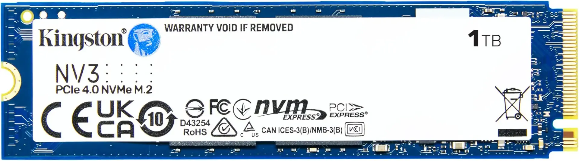 NV3 1TB M.2 2280 NVMe SSD | PCIe 4.0 Gen 4x4 | Up to 6000 MB/s | SNV3S/1000G