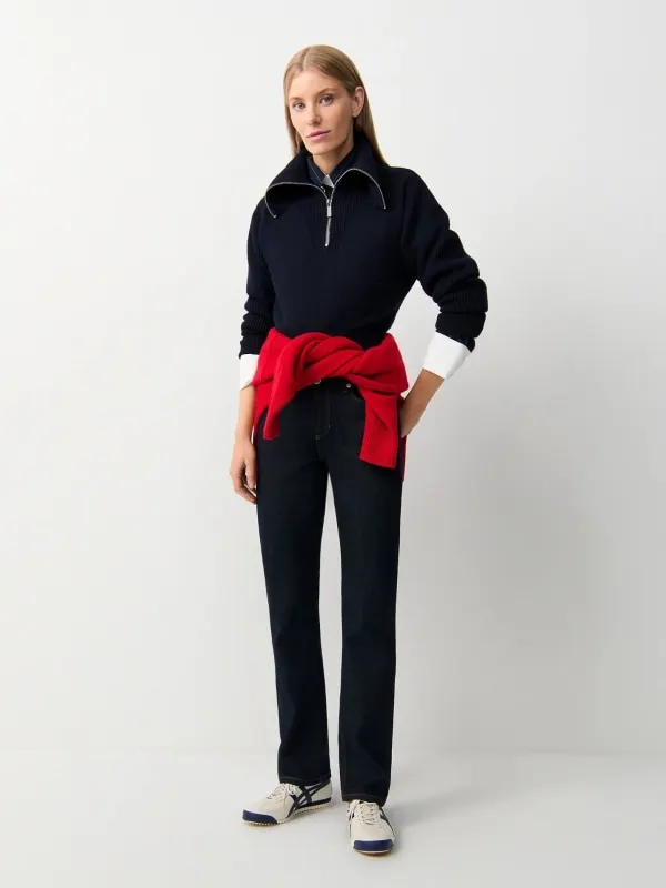 Piper Long Dark Blue Denim