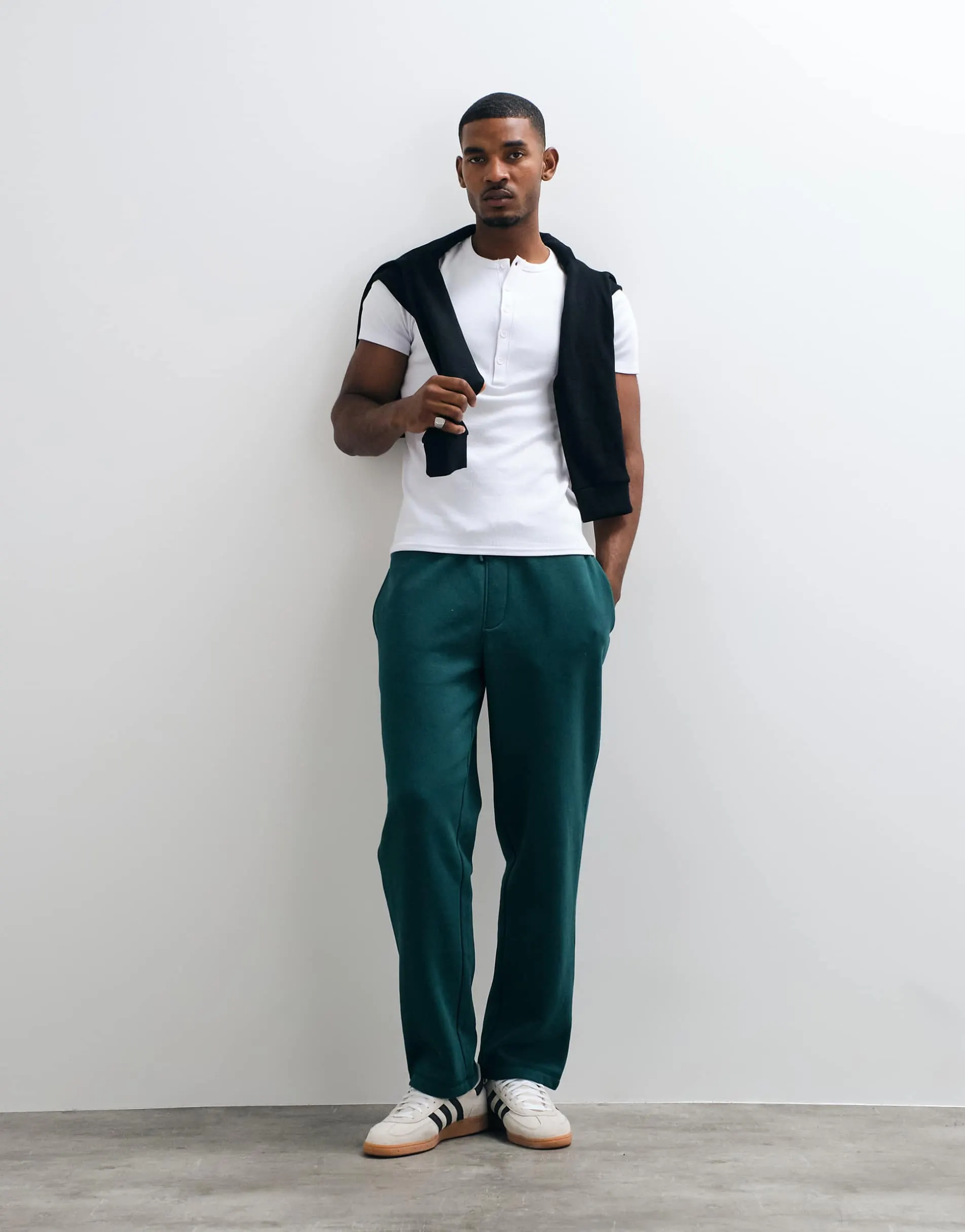 ASOS DESIGN essentials straight leg joggers