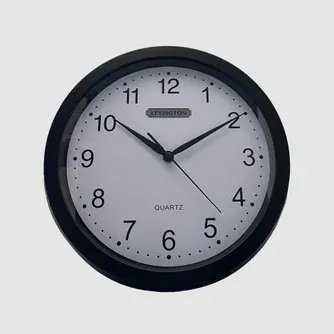 Lexington Basic Wall Clock Black 31cm