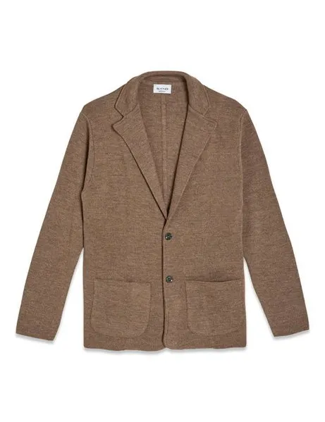 Milano Knit Cardigan Dark Camel