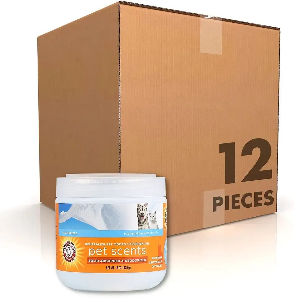 Arm & Hammer Pet Scents, Odor Eliminator Gel, Fresh Breeze, 12 Pack