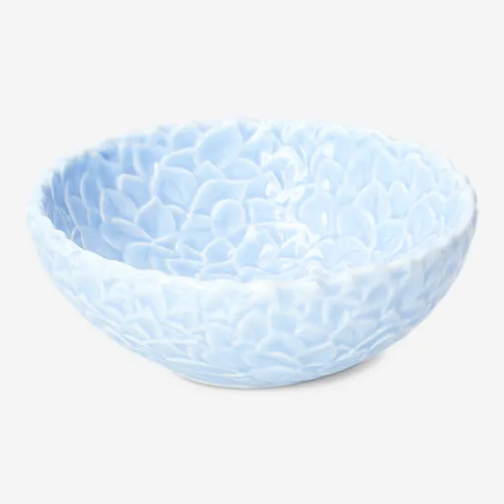 Blue hydrangea flower bowl - 8 cm