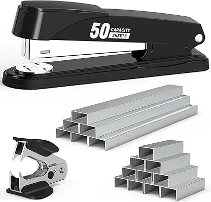 Metal Stapler Heavy Duty 50 Sheet Capacity with 1750 Sta…