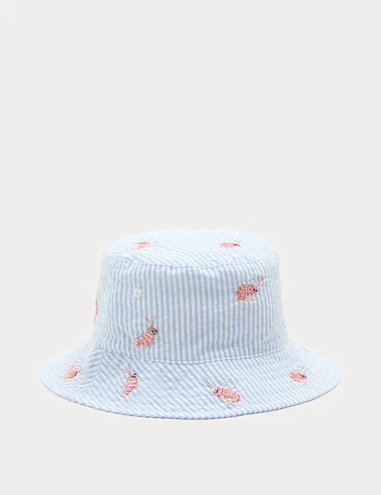 Coastal Shrimp Bucket Hat (0-36 Mths)