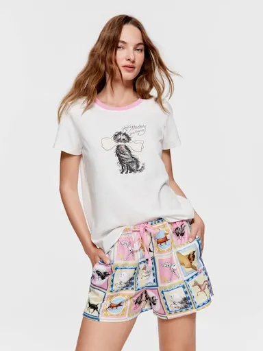 Hairy Maclary 100% Cotton Mid Short
