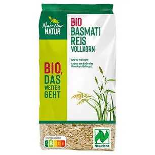 Bio-Vollkorn Basmatireis 500 g