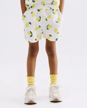 Tetra short met citroenenprint