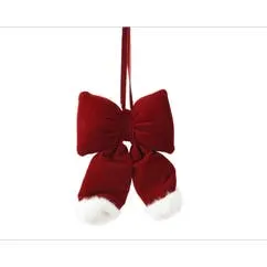 Strik fluweel bordeaux 15 cm