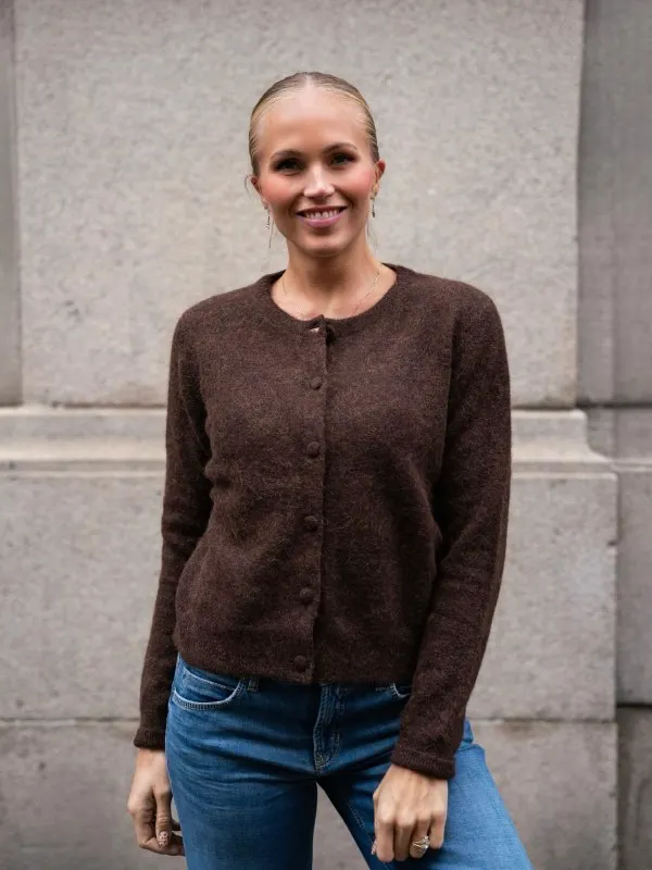 Marie Wool Cardigan Mustard