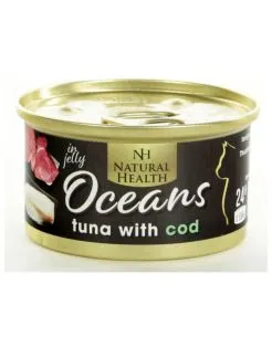 Natural Health Cat Ocean Tuna & Cod - Natvoer - 85 g Tonijn&Kabeljauw