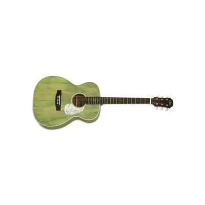 ARIA 101 URBAN PLAYER CONCERT ACOUSTIC GUITAR - STAINED GREEN - SPRUCE TOP SAPELE BACK AND SIDES ARIA-101
