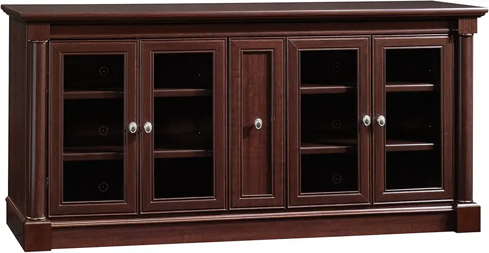 Palladia Credenza, For TVs up to 70", in a Select Cherry finish
