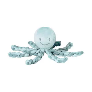 Pieuvre musicale Lapidou 23 cm Vert de gris/Menthe