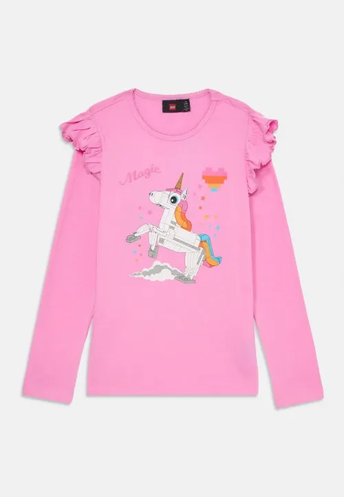 Topper langermet - pink