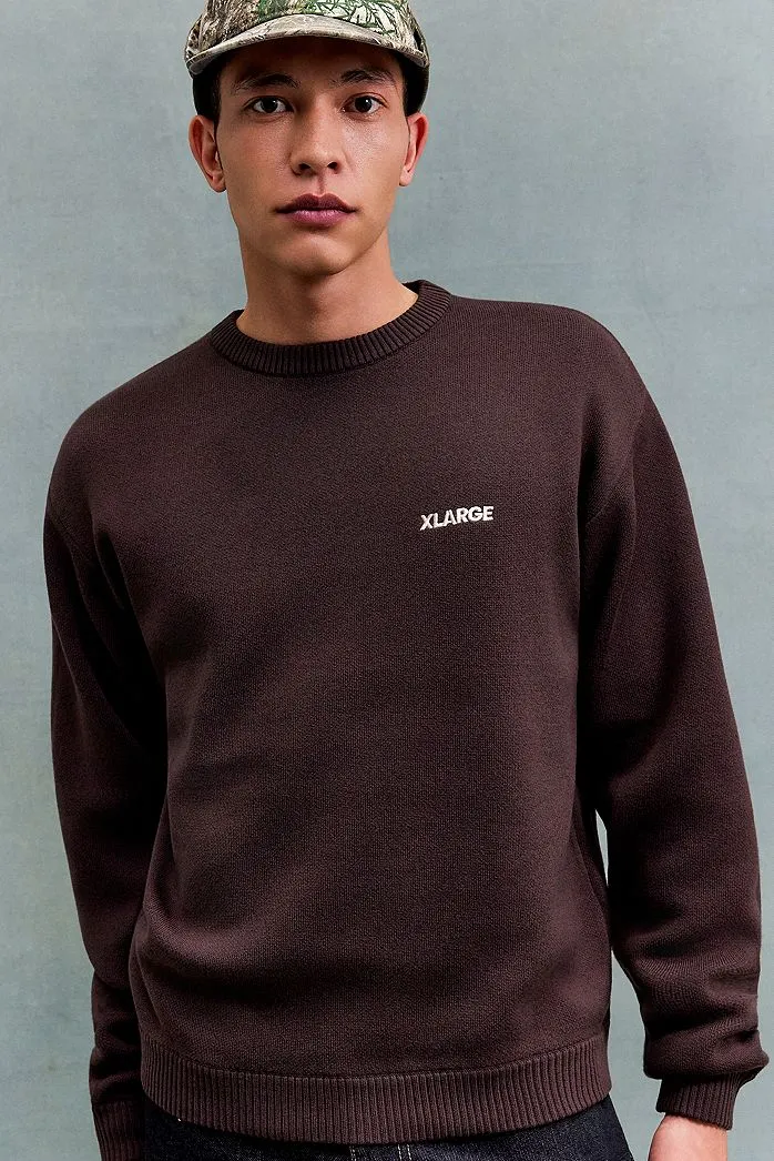 Maglione Backside OG in Maglia Marrone XLARGE