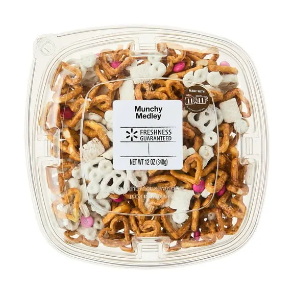 Freshness Guaranteed Valentine's Day Sweet and Salty Munchy Medley Snack Mix, 12 oz (Shelf Stable) $6.42 53.5 ¢/oz