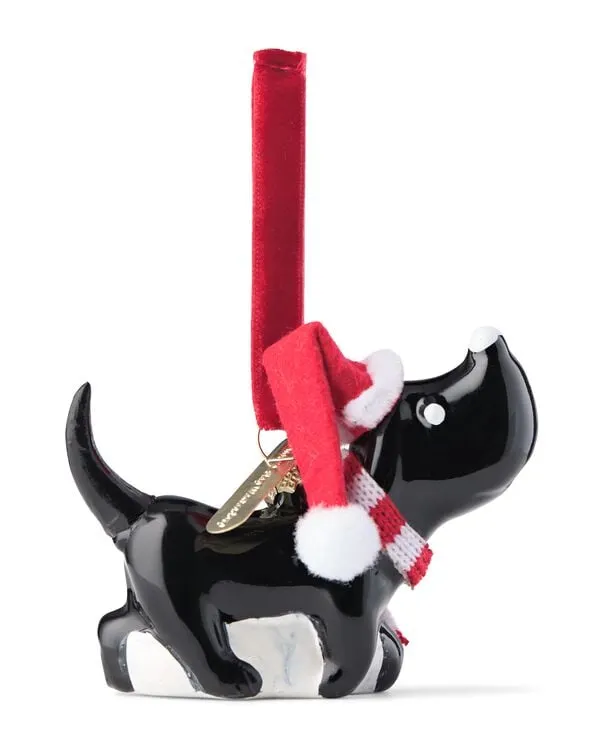 Takkie kersthanger 9.7x3.4x7.7cm glas kerstmuts