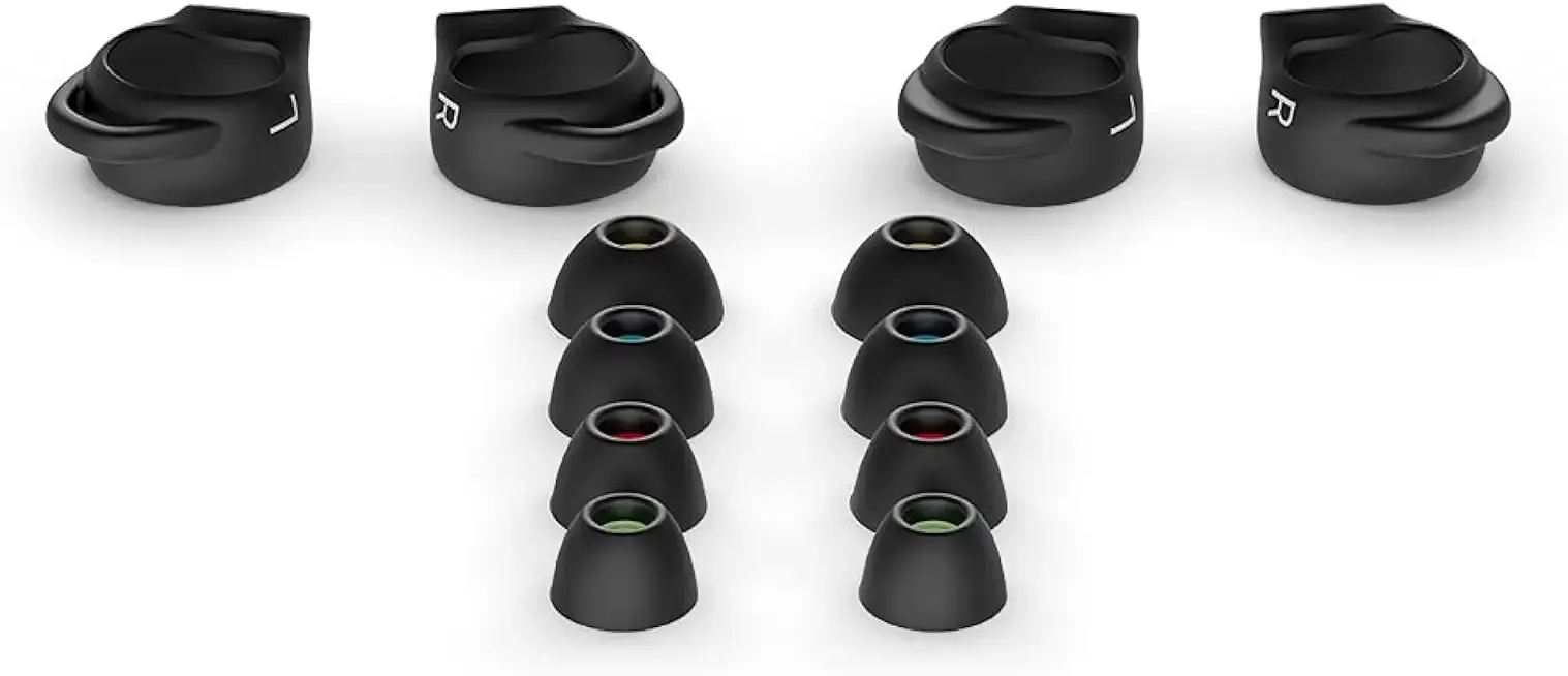 Echo Buds with Active Noise Cancellation (2021 release, 2nd gen) Ear Tips and Wing Tips Fit Kit