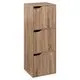 Meuble de rangement 3 portes Mix'n Modul bois natu...