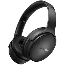 Bose QuietComfort Headphones - Wireless Bluetooth Headphones, Active Over Ear Noise Cancelling and Mic, USB-C Charging, Deep Bass, Up to 24 Hours of Playtime, Black