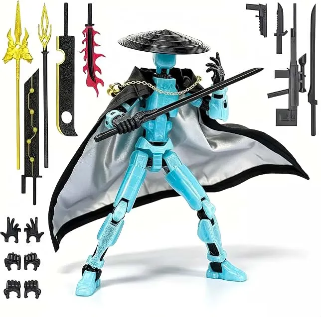 Bieitvi Titan13 Action Figure, Assembled Dummy Robot 13 Action Figure, 3D Printed Multi-Joint Movable Posable Robot Toy, Collectible Desk…